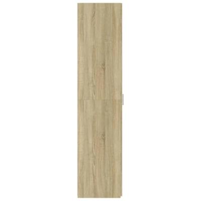 Hoge kast 40x42,5x185 cm bewerkt hout sonoma eikenkleurig