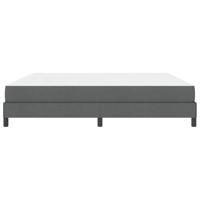 Boxspring bed Anders Donkergrijs 200 x 200 cm Stof - thumbnail