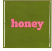 Tegeltje Honey 10x10x1cm - thumbnail