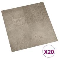 VidaXL Vloerplanken 20 st zelfklevend 1,86 m² pvc grijs - thumbnail