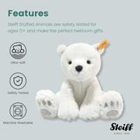 Ijsbeer 28 cm voor kinderen LASSE STEIFF wit - thumbnail