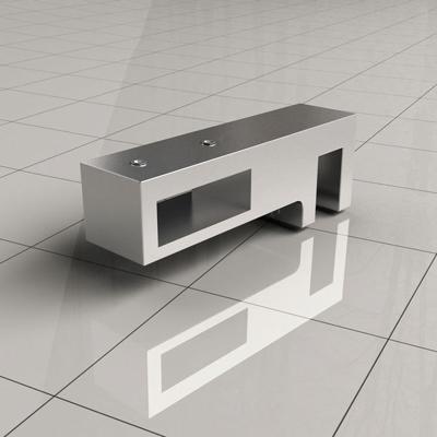 Xellanz glaskoppeling zijkant stabilisatiestang chroom