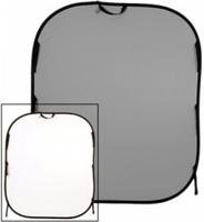 Manfrotto Vouwachtergrond dubbelzijdig wit/grijs 180 x 215 cm - thumbnail