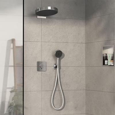 Hansgrohe ShowerSelect Comfort Q thermostaat inbouw voor 2 functies met geïntergreerde zekerheidscombinatie volgens EN1717, chroom