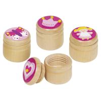 Goki tandendoosje met roze deksel - thumbnail