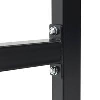 VidaXL Dip station zwart 103.5 x 66.5 x 121.5 cm gepoedercoat staal - thumbnail