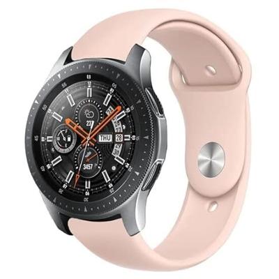 By Qubix - Rubberen sportband - Zacht roze - Compatible met Xiaomi Mi Watch/Compatible met Xiaomi Watch 2 / Compatible met Xiaomi Watch S1 / S2 / S3 / S4 - Compatible Xiaomi bandje