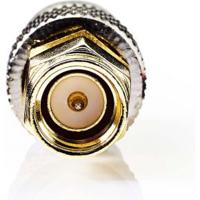 SMA - BNC-Adapter | SMA Male - BNC Female | 2 Stuks | Goud/Metaal - thumbnail