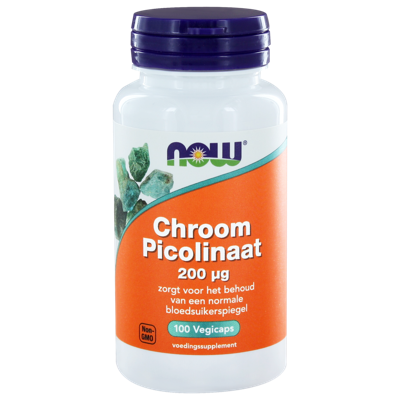 NOW Chromium Picolinaat 200mcg Capsules NOW Chromium Picolinaat 200mcg Capsules