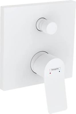 Badmengkraan Inbouw HansGrohe Vivenis Eengreeps Mat Wit - thumbnail