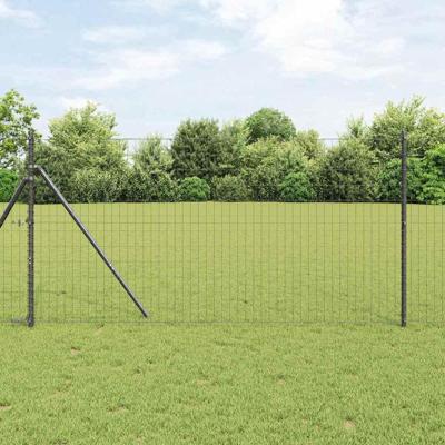 Euro Hek Grijs 1.4 x 10 m PVC-gecoat ijzer