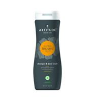 Attitude Shampoo & Body Wash 2-in-1 Sport Ginseng & Grape Seed Oil - thumbnail
