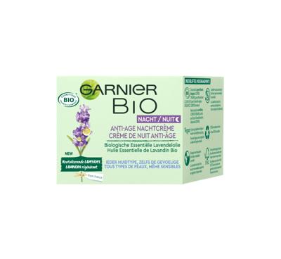 Garnier Skinactive Face Anti-Age Lavendel Nachtcrème - alle huidtypes, zelfs de gevoelige - 50 ml