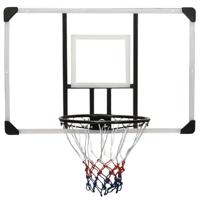 VidaXL Basketbalbord 106x69x3 cm polycarbonaat transparant - thumbnail
