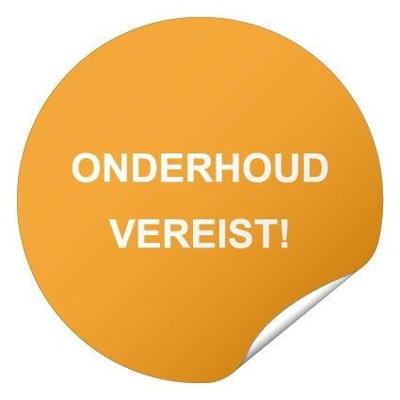 Keuringssticker onderhoud vereist Ø 40 mm - 600 stuks (op rol) Keuringssticker onderhoud vereist Ø 40 mm - 600 stuks (op rol)