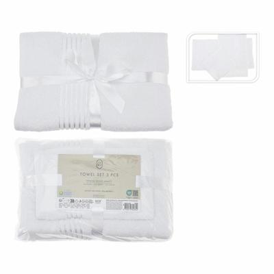 Handdoekenset Essentials Wit (3 Onderdelen)