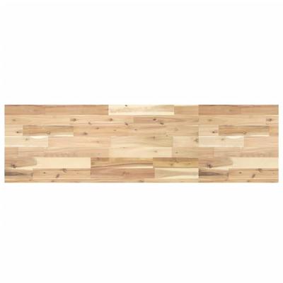 Wastafelblad 140x40x4 cm onbehandeld massief acaciahout