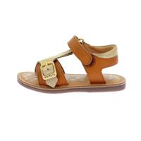 Leren kindersandalen Diazz KICKERS® kameel - thumbnail