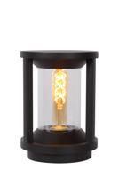 Lucide CADIX - Sokkellamp - Ø 16 cm - 1xE27 - IP65 - Zwart - thumbnail