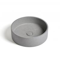 Waskom Ideavit Idea.Ora 39x39x12 cm Rond Beton Grijs - thumbnail