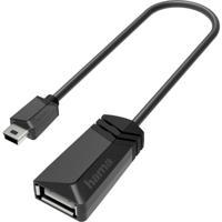 Hama USB-OTG-adapter Mini-USB-stekker - USB-aansluiting USB 2.0 480 Mbit/s - thumbnail