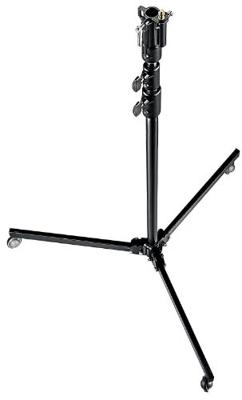 Manfrotto 298B Stativo Alu Studio, Nero