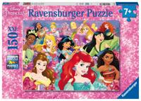 RAVENSBURGER - XXL puzzel van 150 stukjes Dromen kunnen uitkomen / Disney Prinsessen - thumbnail
