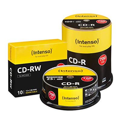 Intenso 1801124 CD-R 80 disc 700 MB 25 stuk(s) Spindel Bedrukbaar