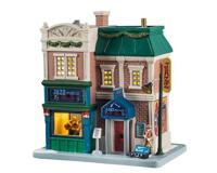 Lemax jazzmatazz lounge verlicht kersthuisje Caddington Village 2025 - thumbnail