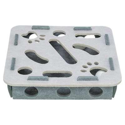 Trixie hole'n'roll box vilt grijs