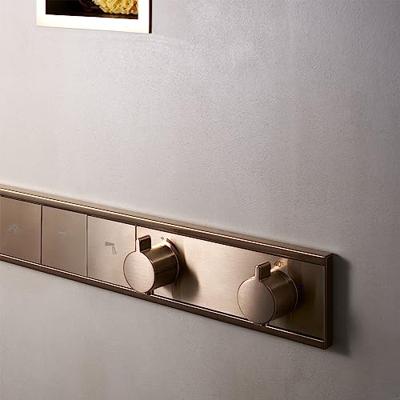 Hansgrohe RainSelect thermostaat inbouw voor 3 functies, Brushed Bronze
