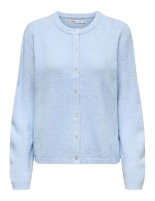 Only Onlsimoni L/s O-neck Cardigan Knt Noos Vest Cashmere Blue