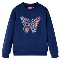VidaXL Kindertrui 128 marineblauw - thumbnail