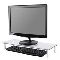 Neomounts nsmonitor10 lcd/crt monitor standard/lifter, 25 kg max, transparant modern desi - thumbnail
