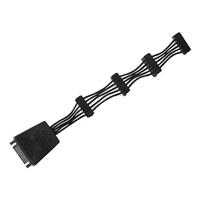SilverStone SST-CP06-E4, 1x 15-Pin-SATA > 4x 15-Pin-SATA kabel - thumbnail