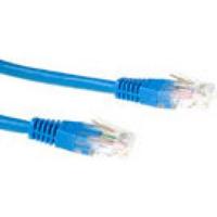 ACT Blauwe 1,5 meter LSZH U/UTP CAT6 patchkabel met RJ45 connectoren - thumbnail