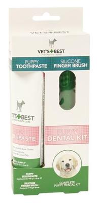 VETS BEST PUPPY TANDPASTA MET VINGERBORSTEL KIT