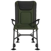 Visstoel met armleuning inklapbaar groen - thumbnail