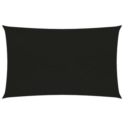 Zonnezeil 160 g/m 2x4,5 m HDPE zwart