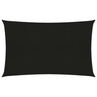 Zonnezeil 160 g/m 2x4,5 m HDPE zwart - thumbnail