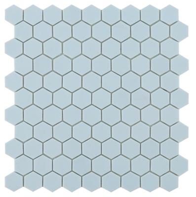 Mozaiek hexagon light blue 3.5x3.5cm Mozaiek hexagon light blue 3.5x3.5cm