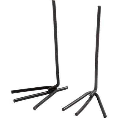 Creativ Company Kippenvoeten, h: 5 cm, b: 2 cm, zwart, 10 paar/ 1 doos