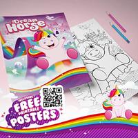 Dream Horse kappop eenhoorn met accessoires - thumbnail