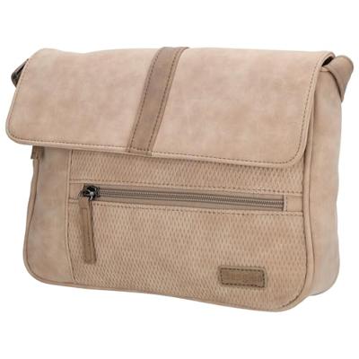 Beagles brunete schoudertas lichttaupe