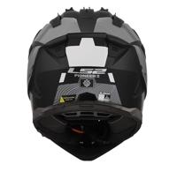 LS2 endurohelm "mx702 pioneer ii hill". helmet mx702 pion.ii hill xl bl./whte matt - thumbnail