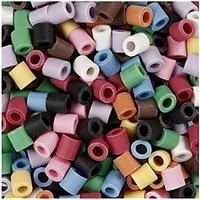 NABBI Biobeads van , afm 5x5 mm, gatgrootte 2.5 mm, medium, diverse kleuren, 3000 stuk/ 1 doos - thumbnail
