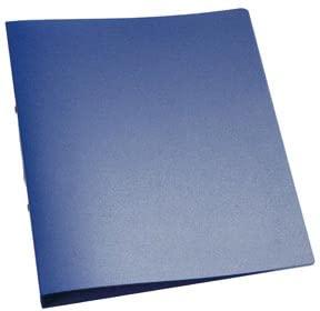 Q-CONNECT ringmap, PP, 2 ringen, 25 mm, transparant blauw