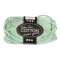 Creativ Company Katoengaren afm 8/8 l: 80-85 m mint groen - 50gr. - thumbnail