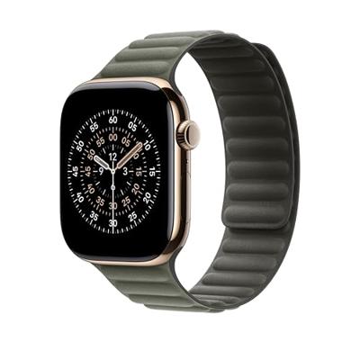 Apple Watch Band - Magnetic Link - 46 mm - Groengrijs - M/L