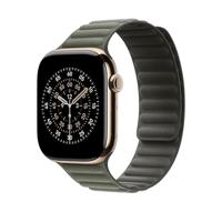 Apple Watch Band - Magnetic Link - 46 mm - Groengrijs - M/L - thumbnail